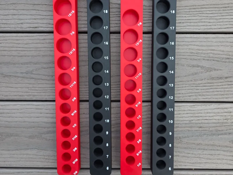 Milwaukee 3/8" Drive Socket Gridfinity Trays