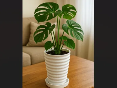 Spiral Planter with Drainage Holes
