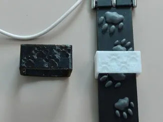Watch strap holder for kids' watch