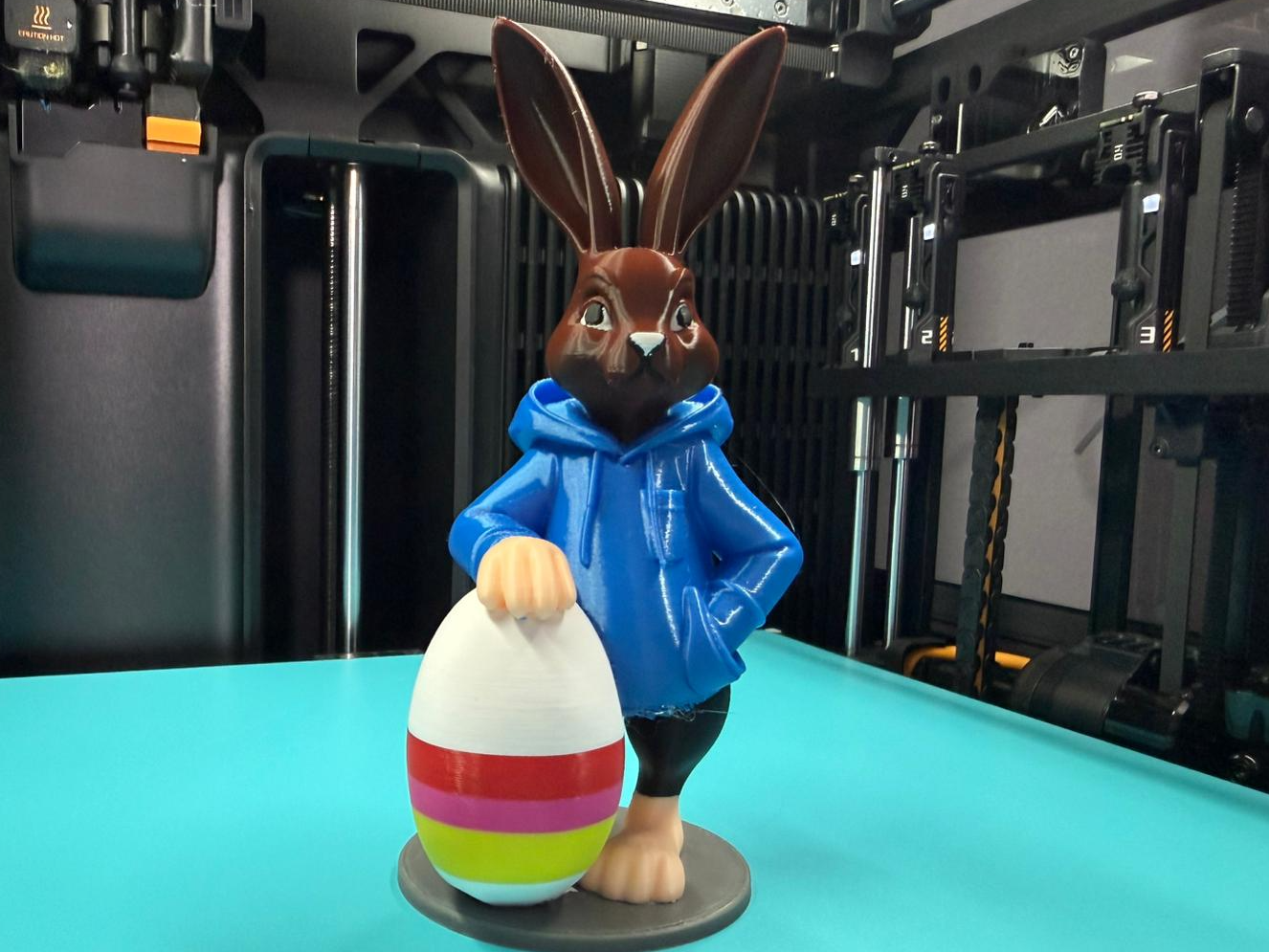 Cooler Osterhase mit Hoodie