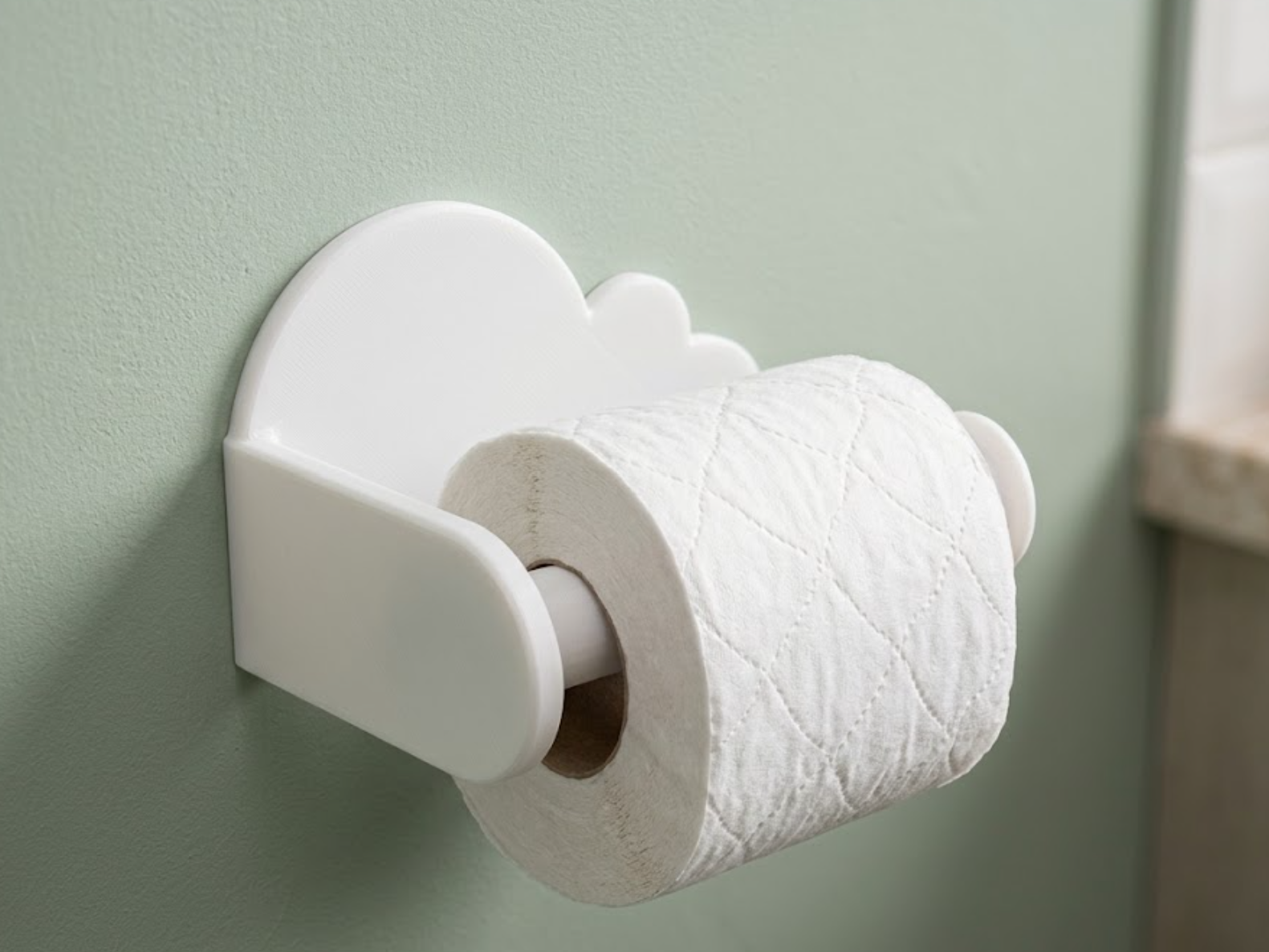 Cloud Toilet Roll Holder