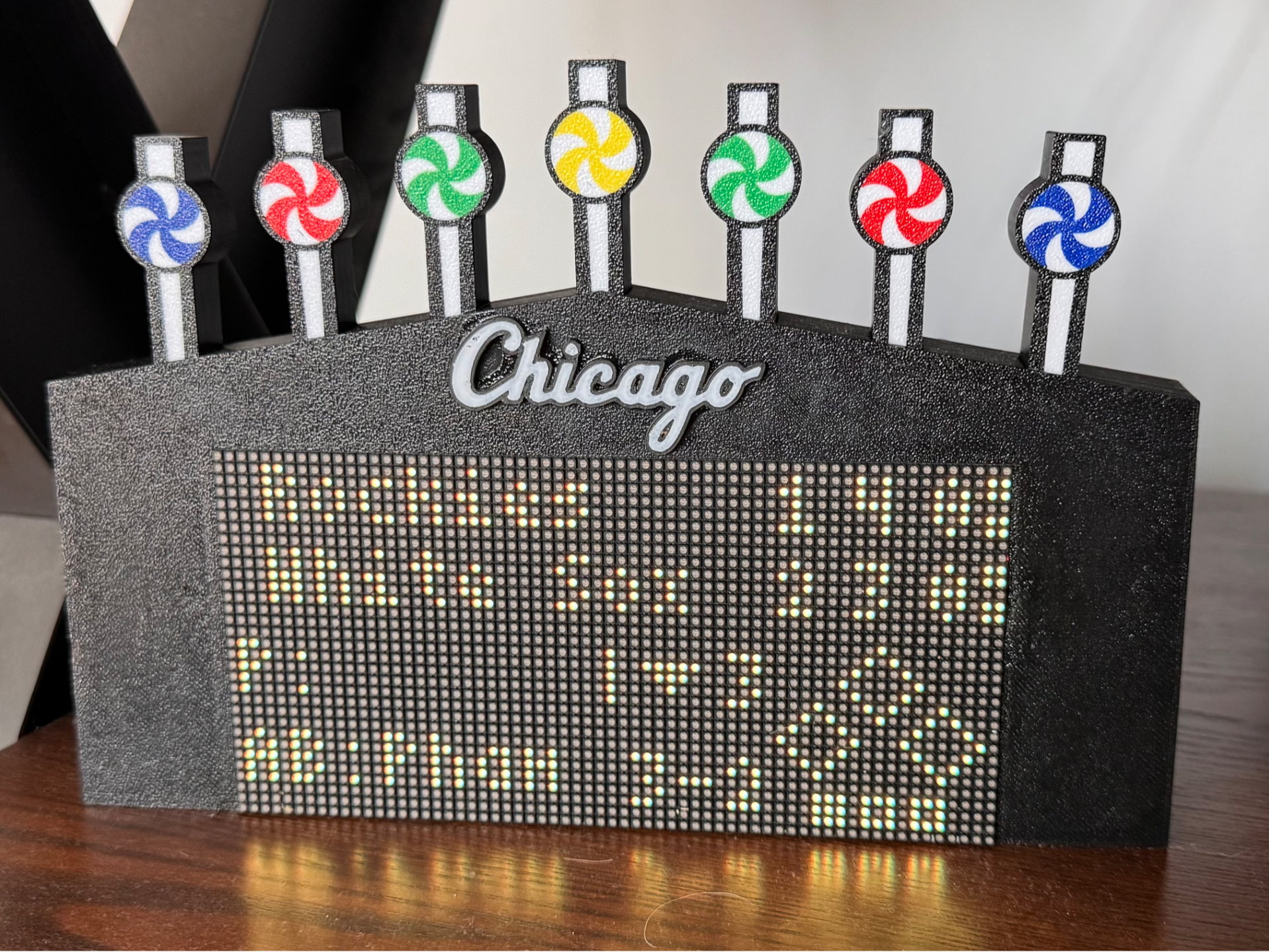Chicago White Sox Inspired LED Scoreboard 3D model