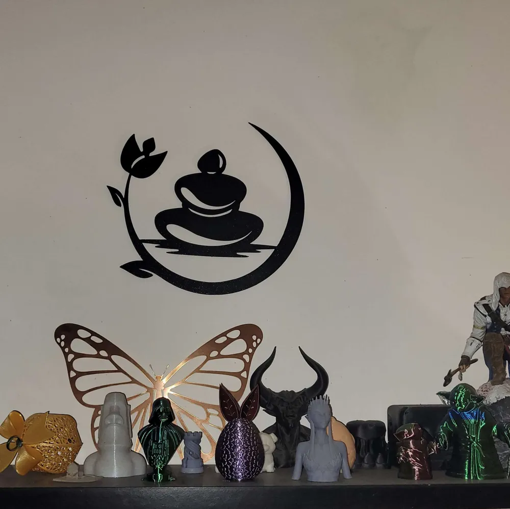 zen garden wall decoration by Mimi home decoration MakerWorld