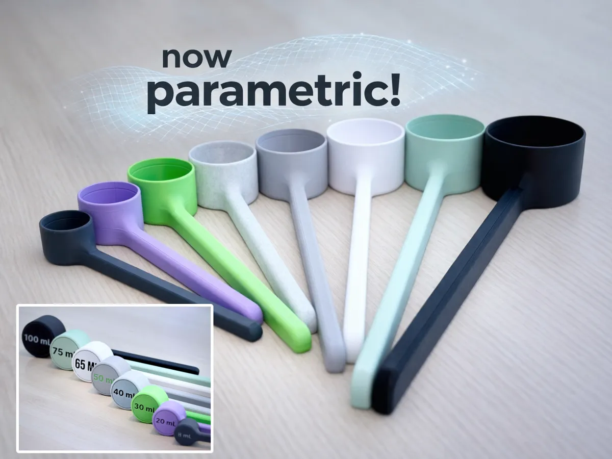 Sturdy Scoop - now parametric! - Free 3D Print Model - MakerWorld