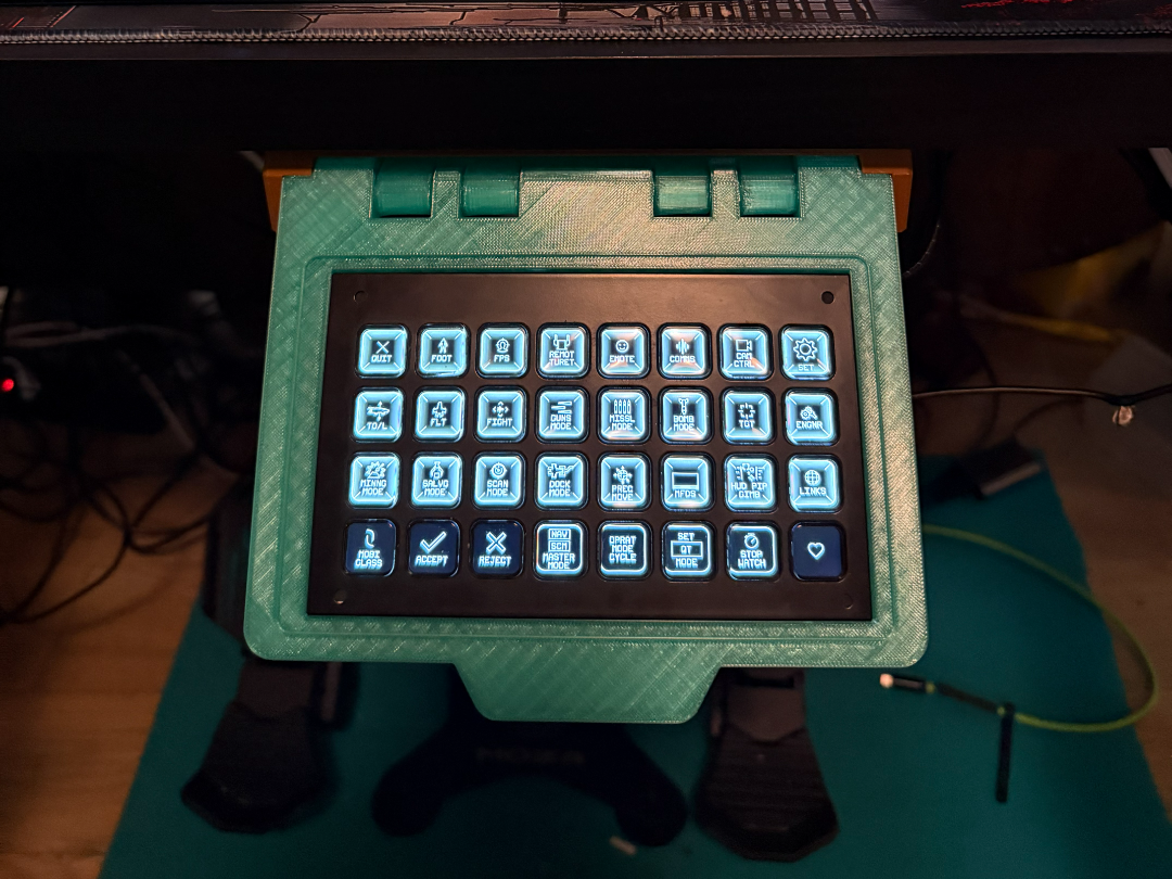 Stream Deck XL Module Under Desk Slide