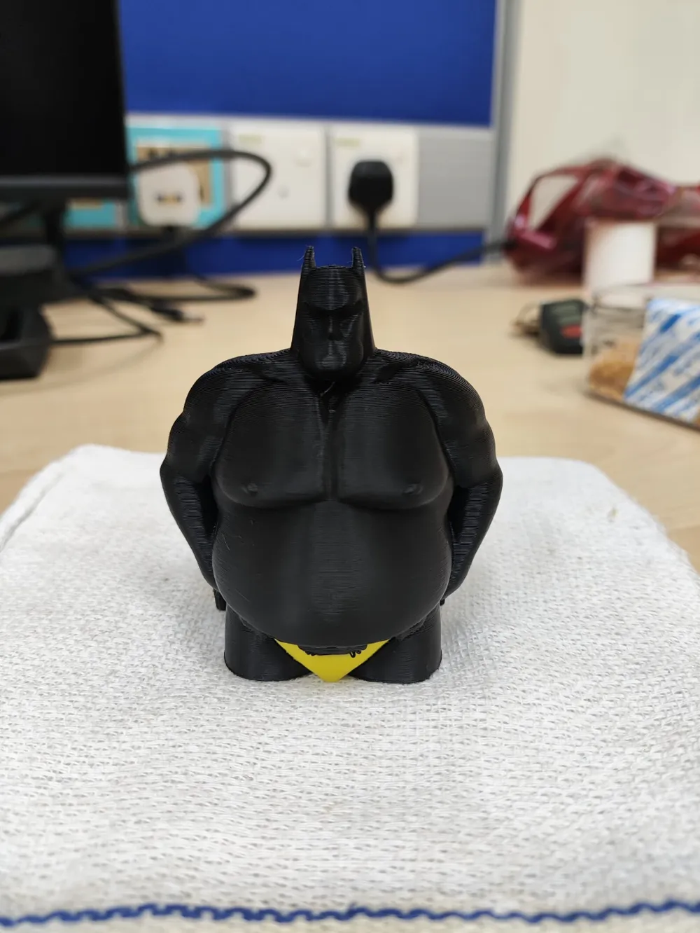 Fat Batman (Yellow Underwear) by Apizaizai - MakerWorld