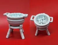 Petit brasero en fer miniature — photo 1