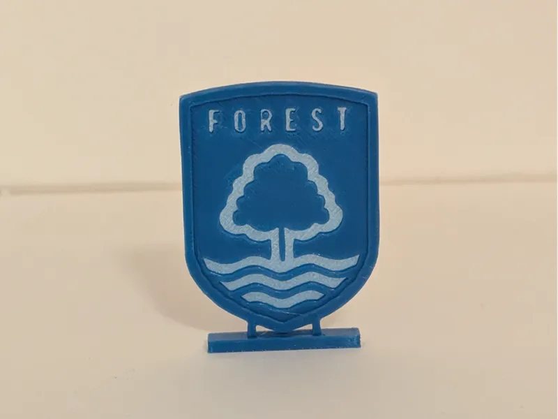 Simple Nottingham Forest Desktop Badge