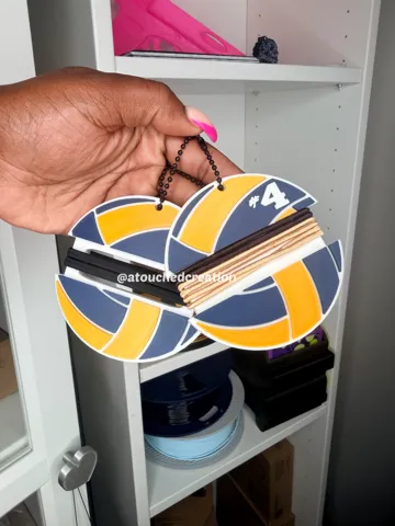 Llavero: Volleyball Ponytail Holder Keychain — vista de referencia 2