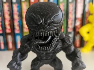 Black Chibi Venom – Symbiote 3D - with AMS 