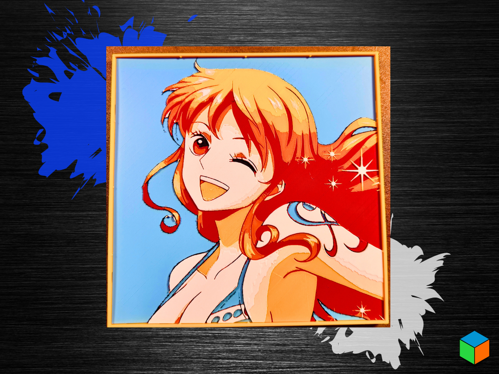 Nami — Wink & Whirlwind (One Piece HueForge)