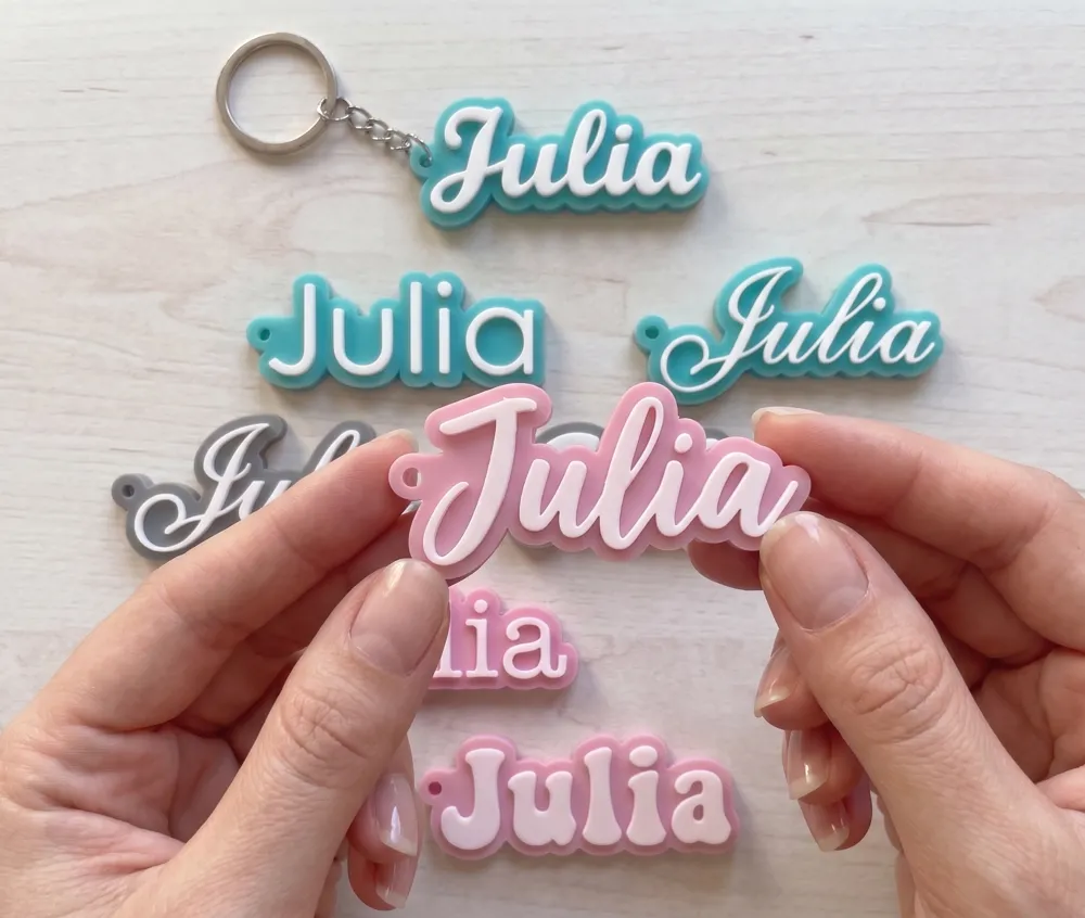 Customizable Keychain - Magnet - Full Parametric - Free 3D Print Model ...