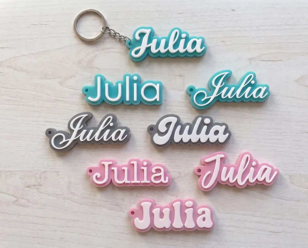 Customizable Keychain - Magnet - Full Parametric - Free 3D Print Model ...