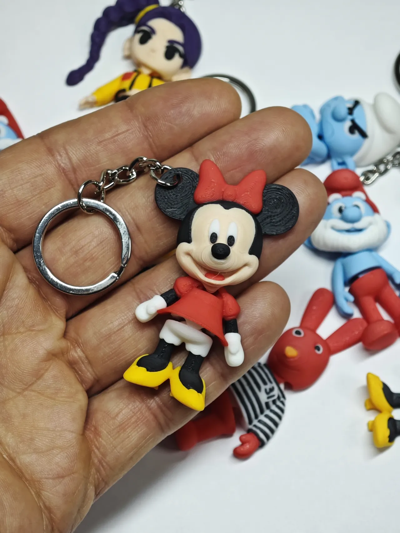 Mickey Mouse Mini Flexi Keychain V1 view 4