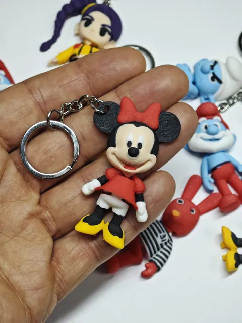Mickey Mouse Mini Flexi Keychain V1 view 4