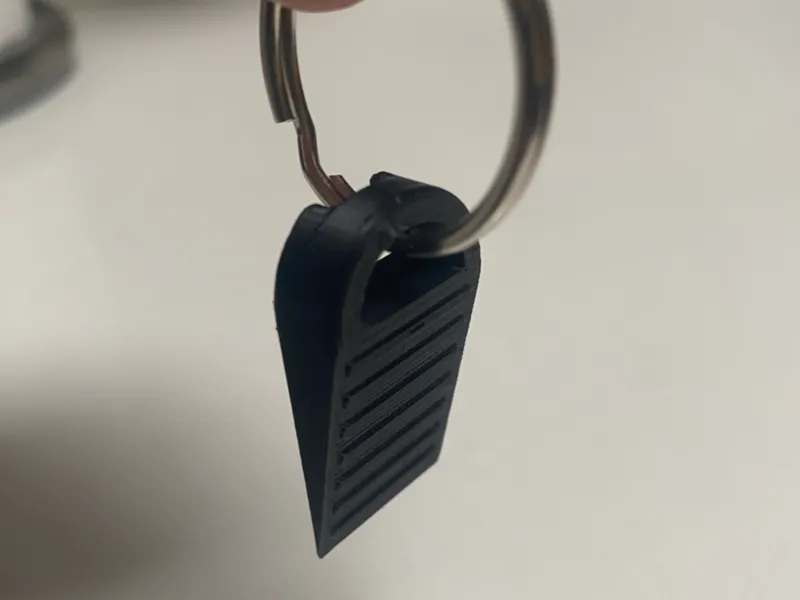 Wedge Keychain