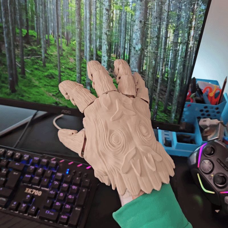 Articulated Forest Spirit Hand