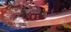 Rear brake caliper protection with NISSIN logo