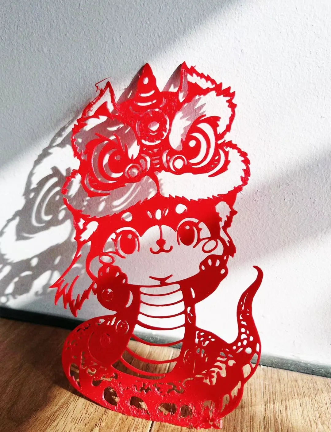 Snake Window Display Year of the Snake Window Decoration - Awakened Lion Snake by Fluffy ...
