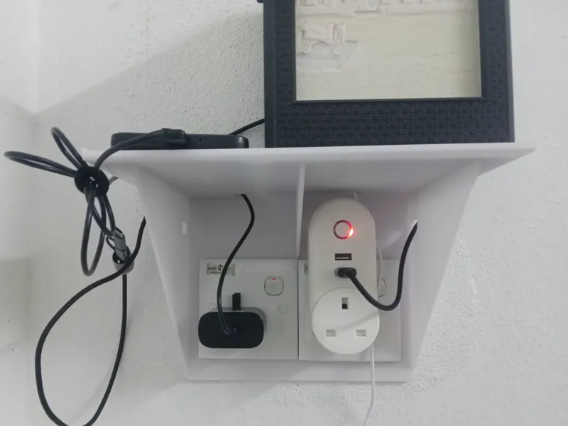 Double Wall Socket Shelf