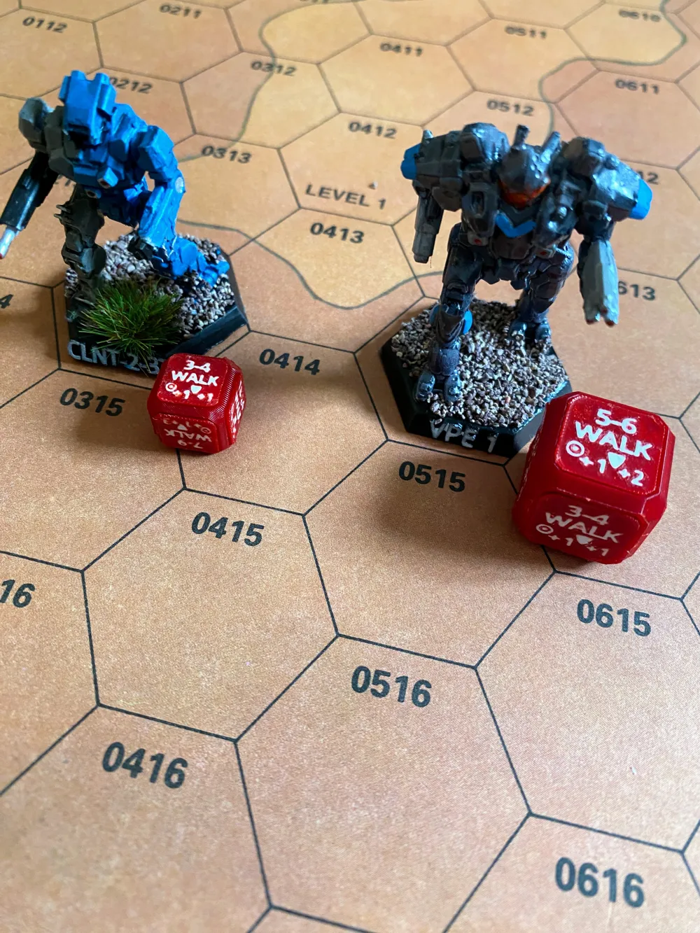 BattleTech Movement Dice - Free 3D Print Model - MakerWorld