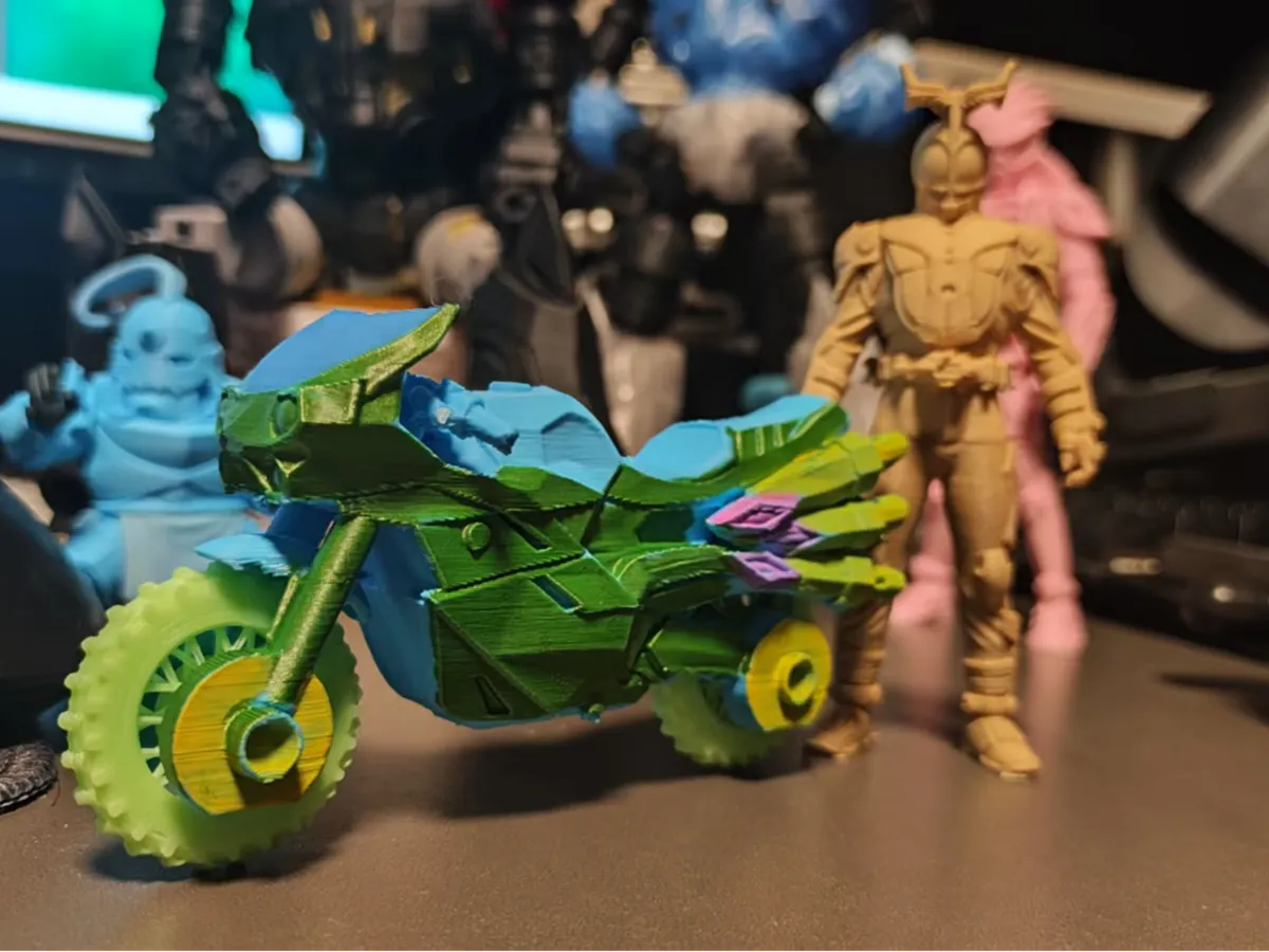 Kamen Rider - Cyclone Motorcycle - Free 3D Print Model - MakerWorld