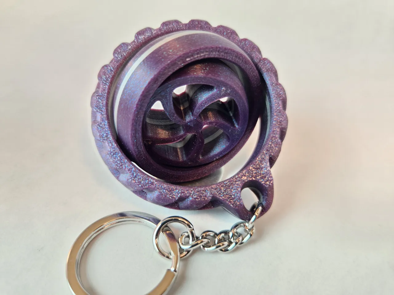 Gyroscopic Keychain Spinners view 2