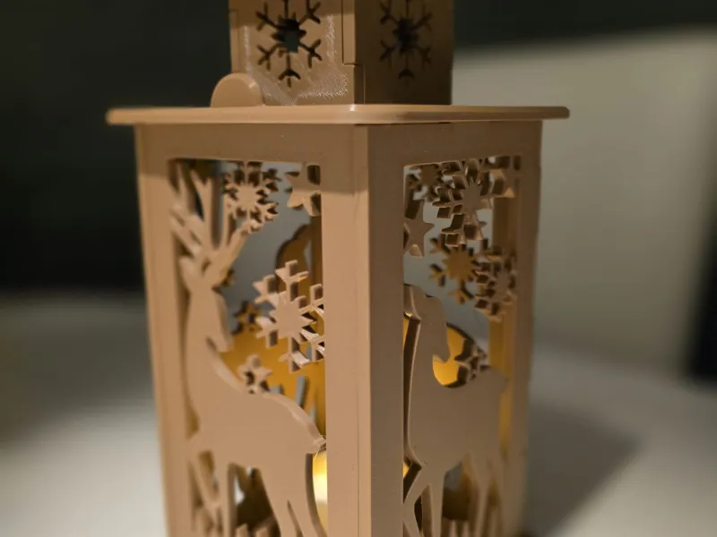 Christmas Lantern Deer