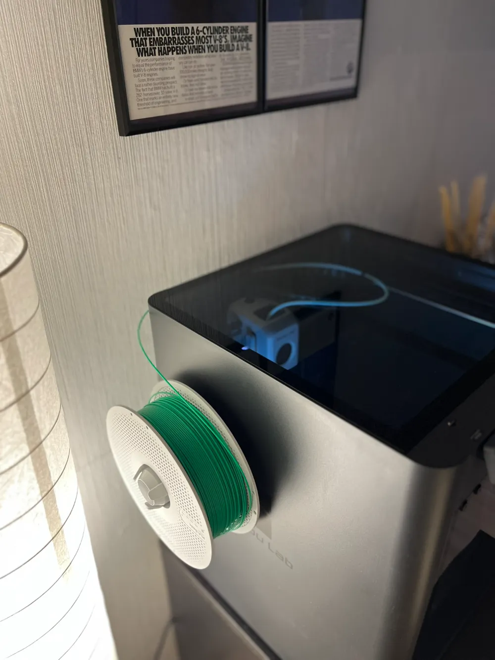 AMS Light Rotating Spool Holder for P1S/X1C by Artifex Studio - MakerWorld