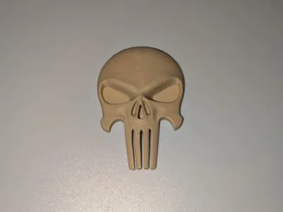 Punisher style skull