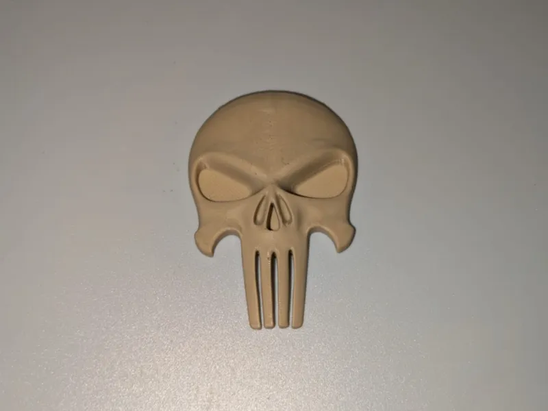 Punisher style skull