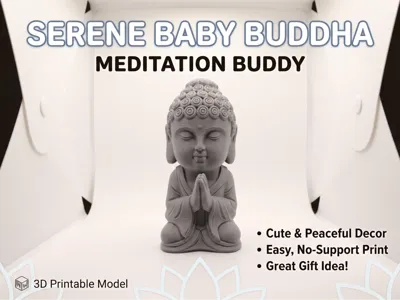 Serene Baby Buddha - Meditation buddy
