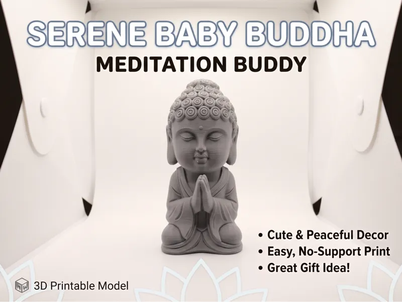 Serene Baby Buddha - Meditation buddy