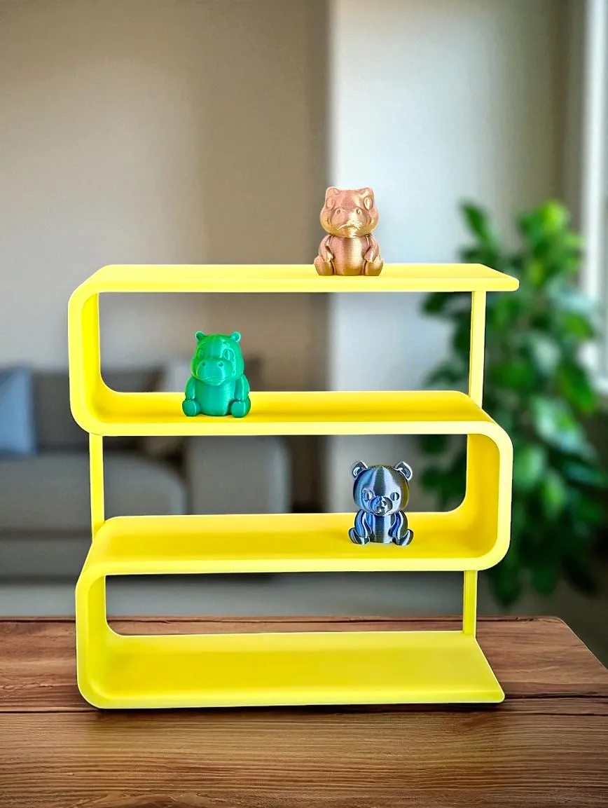 Parametric Modern Stand for Figurines and gadgets view 2
