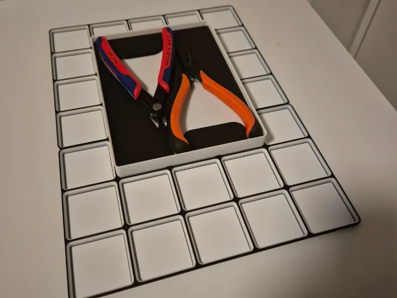 Knipex and bahco pliers gridfinity inlay 3x4 