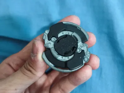 Beyblade HMS emblem and bit