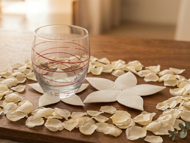 Organic Flower Coaster (Sous-verre Fleur)