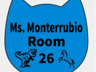 Classroom Door Sign