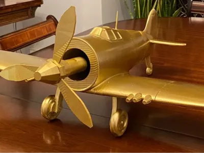 Uncut Spitfire Winebottle holder