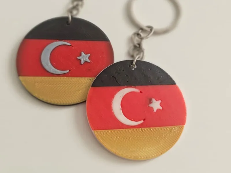 Länder Anhänger Deutschland Türkei