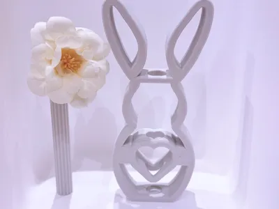 Easter Bunny Flower Vase Holder