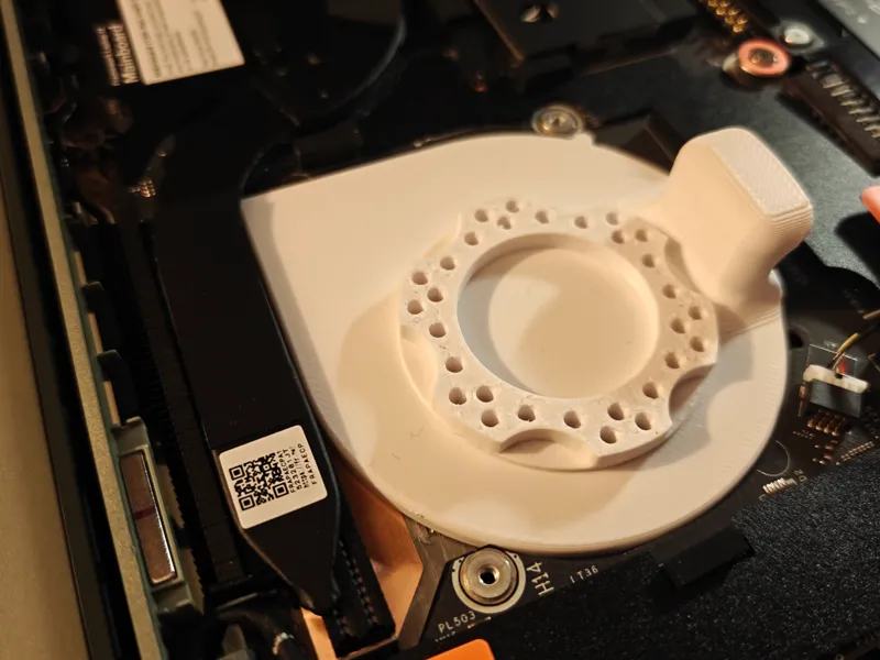 Framework 12 CPU Fan Vent Guide