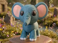 Balloon Elephant - single color