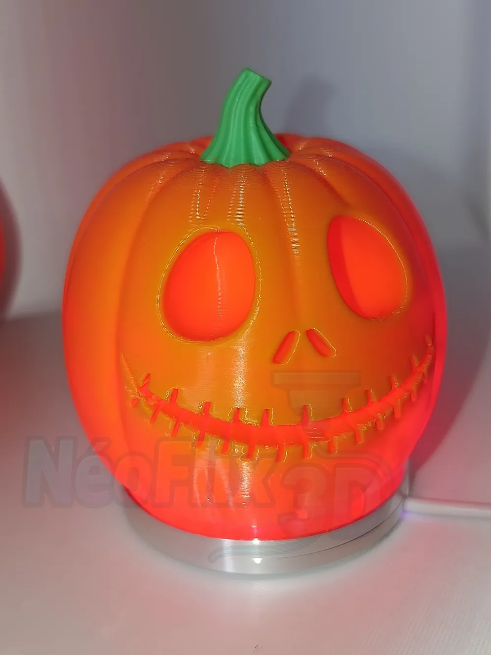 Jack Skellington Pumpkin - Free 3D Print Model - MakerWorld