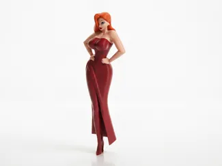 Jessica Rabbit Figurine Statue 3D Printable
