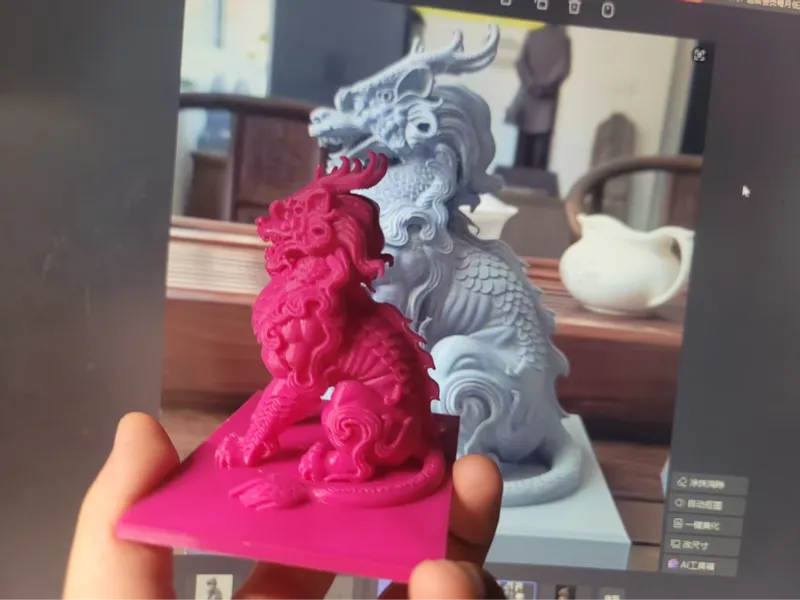 Behold the 3D Printed Kirin Chinese animal