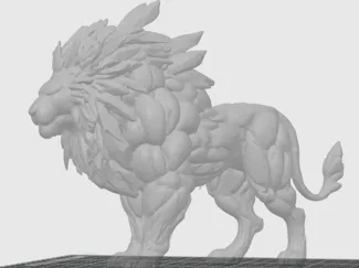 Crystal Lion Fantasy Look
