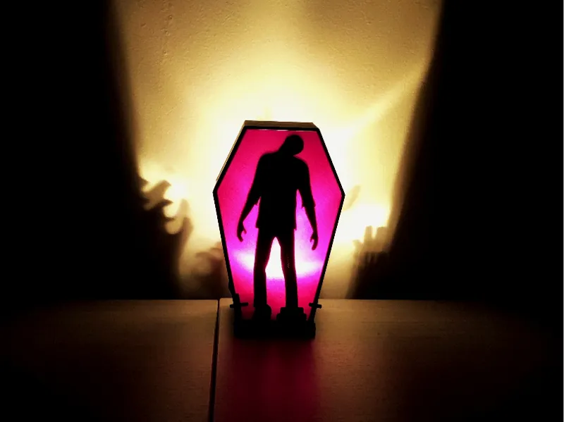 Lampada halloween zombie compatibile con tealight