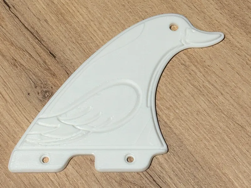 Quilla de surf pato