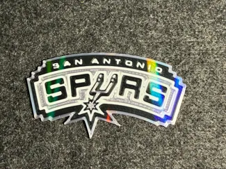 Spurs Sliver and Black logo flat